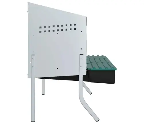 Vistu Ligzdas Kaste, 3 Nodalījumi, Ar Kājām, Cinkots Tērauds Vidaxl