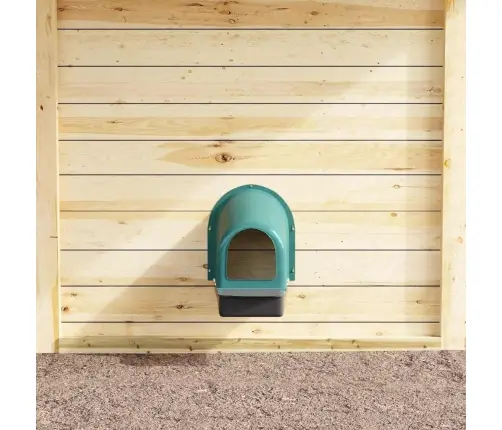 Vistu Ligzdošanas Kastes, 4 Gab., Pie Sienas Stiprināmas, Tumši Zaļa Plastmasa Vidaxl