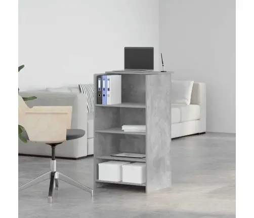 Reģistratūra, Betona Pelēks, 55X50X103,5 Cm, Inženierijas Koks Vidaxl Reģistratūra, Betona Pelēks, 55X50X103,5 Cm, Inženierijas Koks Vidaxl