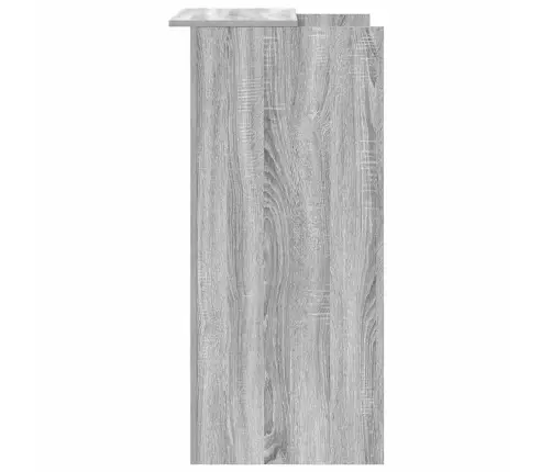 Recepcijas Galds Pelēks Sonoma 55X50X103,5 Cm Inženierijas Koks Vidaxl