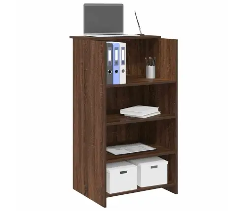 Reģistratūra, Brūna Ozola, 55X50X103,5 Cm, Inženierijas Koks Vidaxl