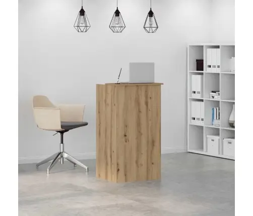 Reģistratūra, Koka Krāsa, 55X50X103,5 Cm, Inženierijas Koks Vidaxl