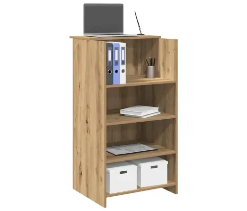 Reģistratūra, Koka Krāsa, 55X50X103,5 Cm, Inženierijas Koks Vidaxl