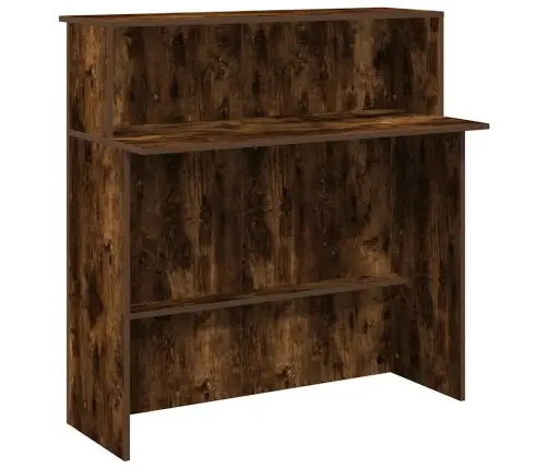 Vastuvõtulaud, Suitsutatud Tamm, 100X50X103,5 cm Tehispuit