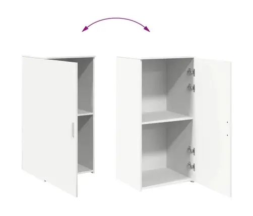 Glabāšanas Skapis Balts 50X45X103,5 Cm Engineered Wood Vidaxl