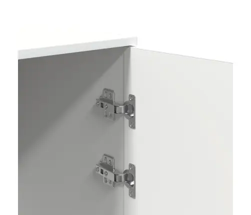 Glabāšanas Skapis Balts 50X45X103,5 Cm Engineered Wood Vidaxl