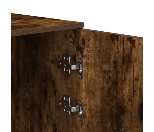 Uzglabāšanas Skapis Kūpināts Ozols Inženierijas Koks Vidaxl