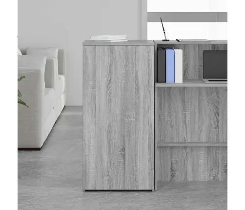 Hoiukapp, Hall Sonoma Tamm, 50X45X103,5 Cm Tehispuit