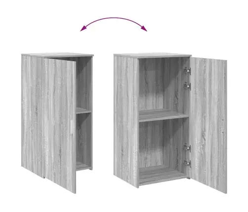 Hoiukapp, Hall Sonoma Tamm, 50X45X103,5 Cm Tehispuit