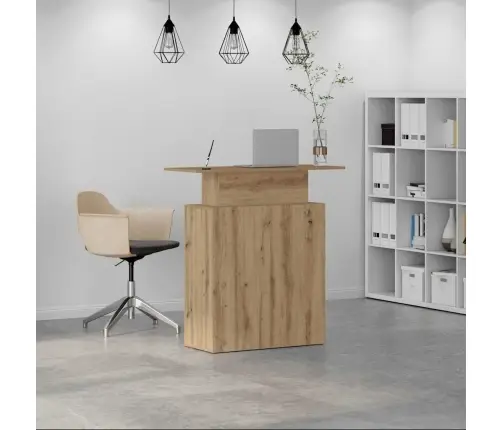 Vastuvõtulaud Käsitööna Tamm 100X40X104 Cm Ehituspuit