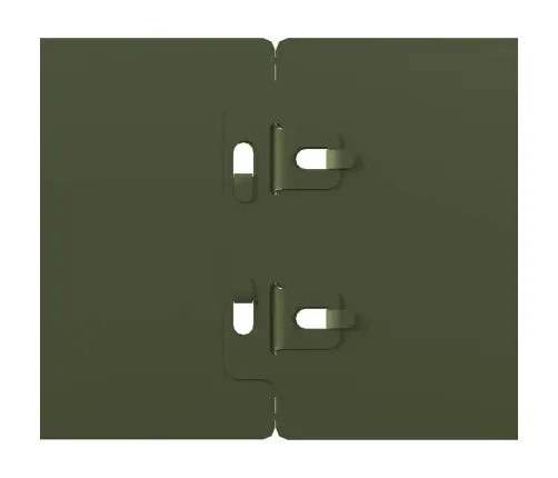 Muruääred 10 Tk Oliivroheline 10X103 Cm Külmvaltsitud Teras