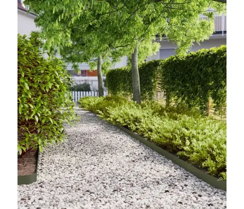 Zāliena Apmales 50 Gab Olive Green Auksti Velmēts Tērauds Vidaxl