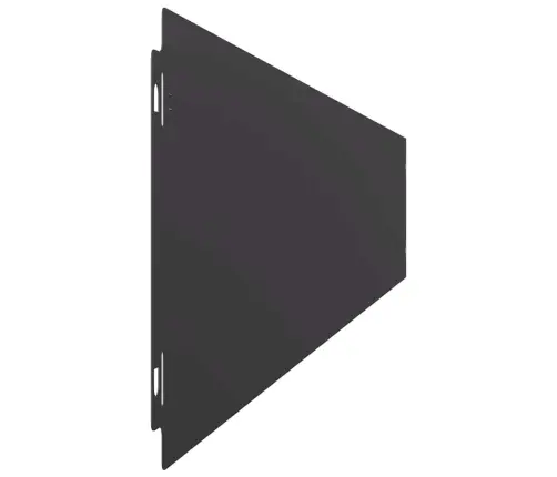 Muruääred 10 Tk Must 15X103 Cm Külmvaltsitud Teras