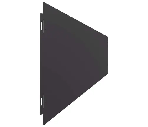 Zālāju Apmales 50 Gab Melns 15X103 Cm Auksti Velmēts Tērauds Vidaxl