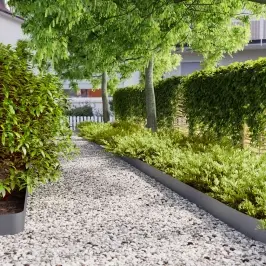 Muruääred 50 Tk Antratsiit 15X103 Cm Külmvaltsitud Teras