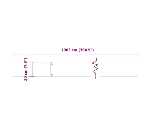 Muruääred 10 Tk 20X103 Cm Tsingitud Teras