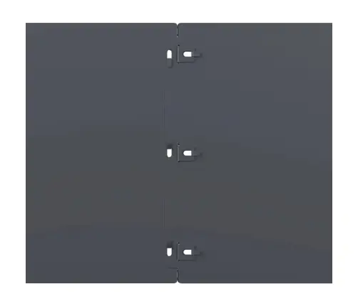 Zālāju Apmales 10 Gab Antracīts 25X103Cm Auksti Velmēts Tērauds Vidaxl