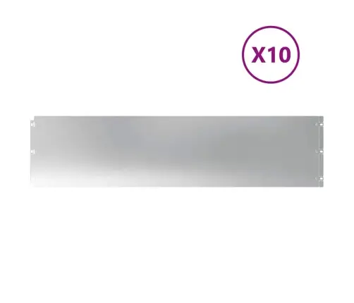 Muruääred 10 Tk 25X103 Cm Tsingitud Teras