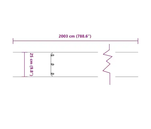Muruääred 10 Tk Must 25X103 Cm Külmvaltsitud Teras
