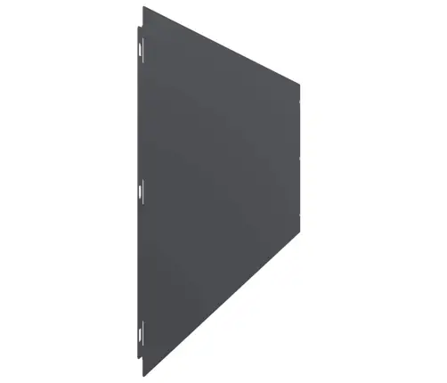 Zālāju Apmales 20 Gab Antracīts 25X103Cm Auksti Velmēts Tērauds Vidaxl
