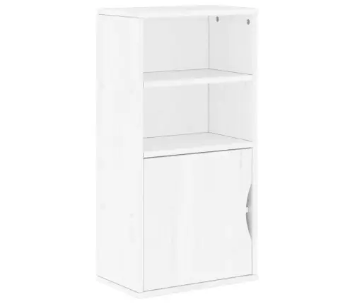 Šoninė Spintelė, Odda, Baltas, 40X24X79cm Pušies Masyvas