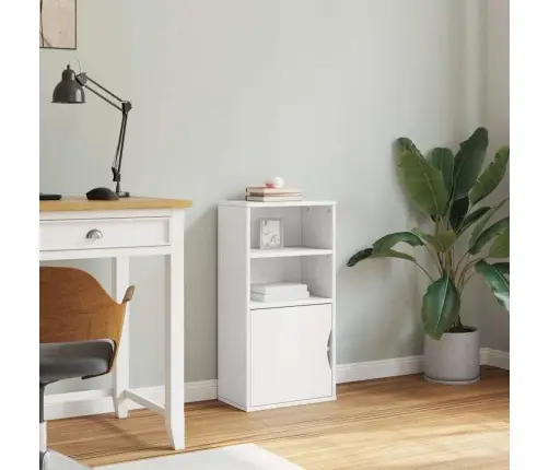 Šoninė Spintelė, Odda, Baltas, 40X24X79cm Pušies Masyvas