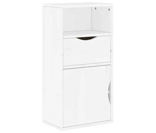 Šoninė Spintelė Su Stalčiumi, Odda, 40X24X79cm Pušies Masyvas