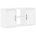 Tv Skapis “Odda” Balts 79X24X40 Cm Priedes Masīvkoka Vidaxl