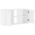 Tv Skapis “Odda” Balts 79X24X40 Cm Priedes Masīvkoka Vidaxl