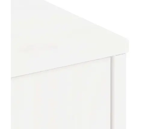 Telerikapp “Odda” Valge 79X24X40 Cm Täispuidust Mänd