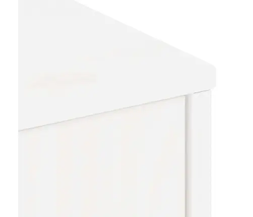 Tv Skapis Ar Atvilktni Odda Balts 79X24X40Cm Priedes Masīvkoks Vidaxl