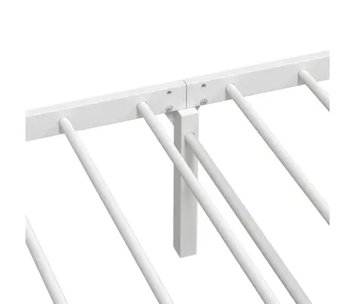 Lovos Rėmas Be Čiužinio Sulankstomas Baltas 90X190 Cm Plieninis