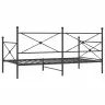 Dieninė Lova Be Čiužinio Juoda 100X200 Cm Plienas