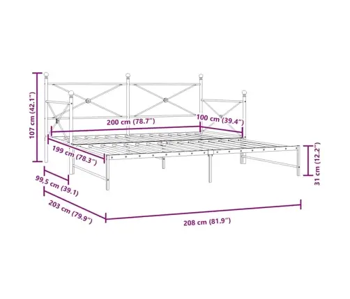 Lamamisvoodi Ilma Madratsita, Must 100X200 Cm Teras