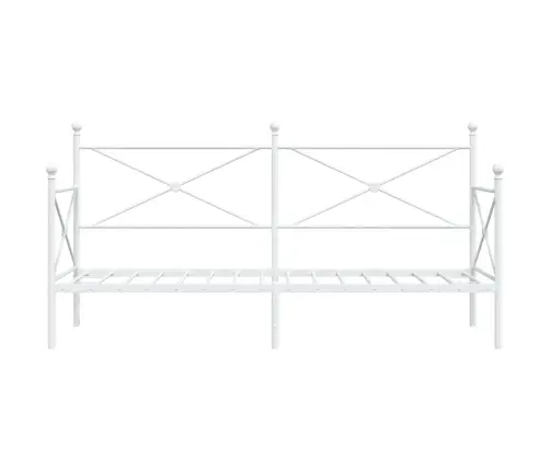 Päevavoodi Ilma Madratsita Valge 90X200 Cm Teras