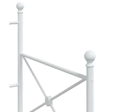 Päevavoodi Ilma Madratsita Valge 90X200 Cm Teras