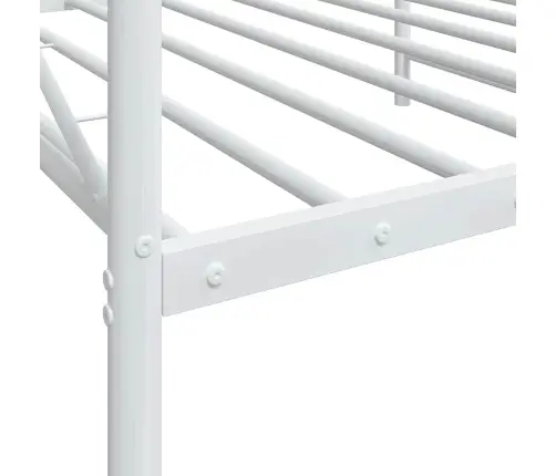 Dieninė Lova Be Čiužinio Balta 100X200 Cm Plienas