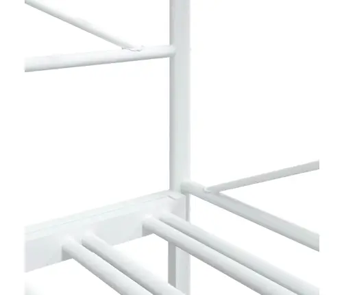 Kušetė Su Čiužiniu Be Čiužinio Baltas 107X203 Cm Plienas