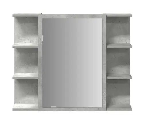 4-Osaline Vannitoa Mööblikomplekt, Betoonhall, Tehispuit