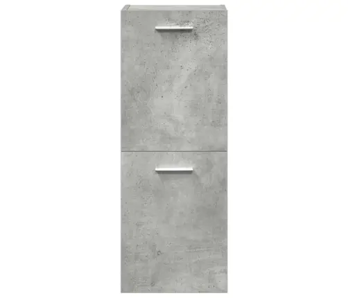 4-Osaline Vannitoa Mööblikomplekt, Betoonhall, Tehispuit