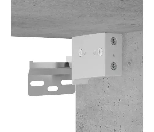 3-Osaline Vannitoa Mööblikomplekt, Betoonhall, Tehispuit 3-Osaline Vannitoa Mööblikomplekt, Betoonhall, Tehispuit
