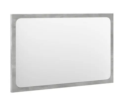 Vonios Baldų Komplektas, 3 Dalių, Betono Pilkas, Mediena