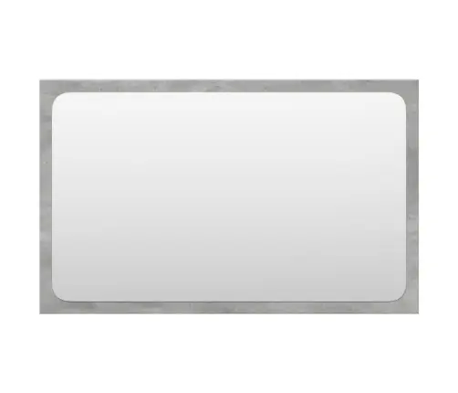 Vonios Baldų Komplektas, 3 Dalių, Betono Pilkas, Mediena