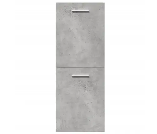 5-Daļīgs Vannasistabas Mēbeļu Komplekts, Betona Pelēks, Koks Vidaxl