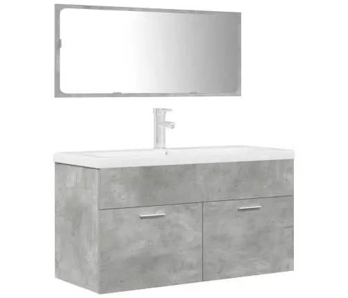 3-Daļīgs Vannasistabas Mēbeļu Komplekts, Inženierijas Koks Vidaxl