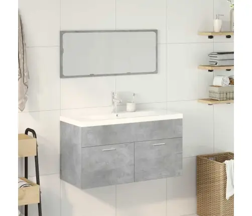 3-Daļīgs Vannasistabas Mēbeļu Komplekts, Inženierijas Koks Vidaxl