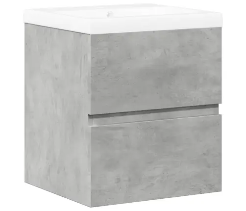 2-Osaline Vannitoa Mööblikomplekt, Betoonhall, Tehispuit