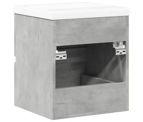 2-Osaline Vannitoa Mööblikomplekt, Betoonhall, Tehispuit