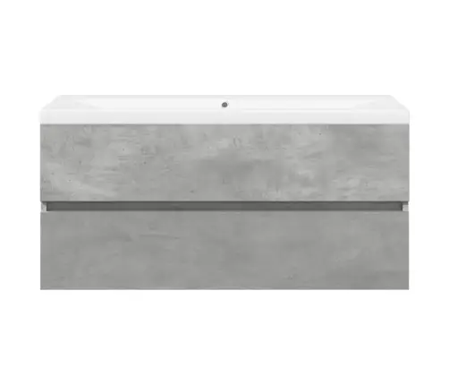 2-Osaline Vannitoa Mööblikomplekt, Betoonhall, Tehispuit