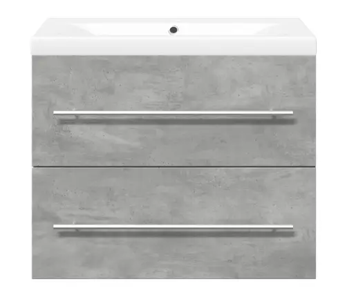 2-Osaline Vannitoa Mööblikomplekt, Betoonhall, Tehispuit